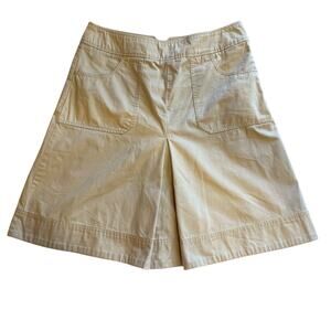 Tommy Hilfiger Tennis Style Pleated A Line High Waisted Khaki Skirt Size 10